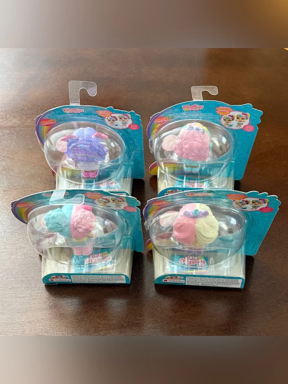 4 Kindi Kids Minis Mini Dolls Pearlina Candy Sweets Flora Mystabella New NIP NIB